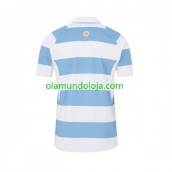 Camisola Rugby Argentina Homem Equipamento Primeiro RWC 2023 Manga Curta